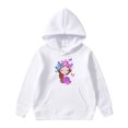 thumbnail image 1 of MEZZALL Sweat à Capuche Imprimé Papillon pour Enfants, Mode Décontractée avec Poche, Garçons Filles, Chandail Mignon, 5-6 Ans, 1 of 3