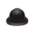 thumbnail image 2 of Pyramex Ridgeline Full Brim Hard Hat 4 Point Ratchet Vented Matte Black Graphite Pattern, 2 of 5