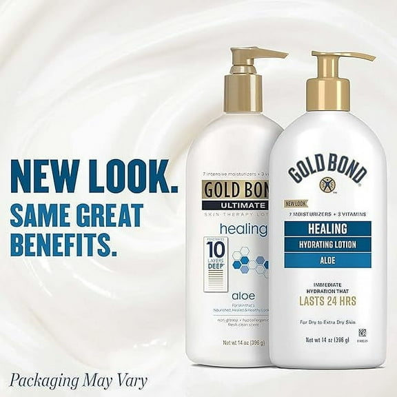 "Gold Bond Skin Therapy Lotion, Ultimate Healing Aloe, 14-Ounce Pump (Pack of 2)"