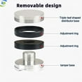 thumbnail image 5 of 2-in-1 Coffee Distributor and Tamper, Two Sides Two Functions, Stainless Steel and Aluminum Alloy, Light, Easy to Use, A Must-have Tool for Coffee Enthusiasts, for 53 mm portafilter, 5 of 12