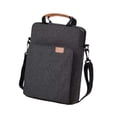 thumbnail image 4 of Bolso para portátil, bolso de mano, estuche de transporte, correa ajustable, para computadora, impermeable, para viajes de negocios, fin de semana, 13 a 14 pulgadas, 4 of 8