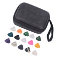 thumbnail image 3 of Guitar Pick Holder Case, Guitar Pick Storage Pouch Protective Prevent From Dust Organized Waterproof Impact   for Instrument Accessories Black, 3 of 8