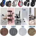 thumbnail image 3 of Posavasos para muebles, tazas con ruedas de fieltro, topes para ruedas de cama, ruedas para sillas, 3 of 6