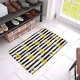 thumbnail image 2 of MKHERT Summer Print with Pineapple on Stripes Doormat Rug Home Decor Floor Mat Bath Mat 23.6x15.7 inch, 2 of 3