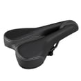 thumbnail image 2 of Sillín de bicicleta de montaña simple Cojín de asiento de bicicleta práctico Cojín de asiento de conducción cómodo para exterior (negro), 2 of 6