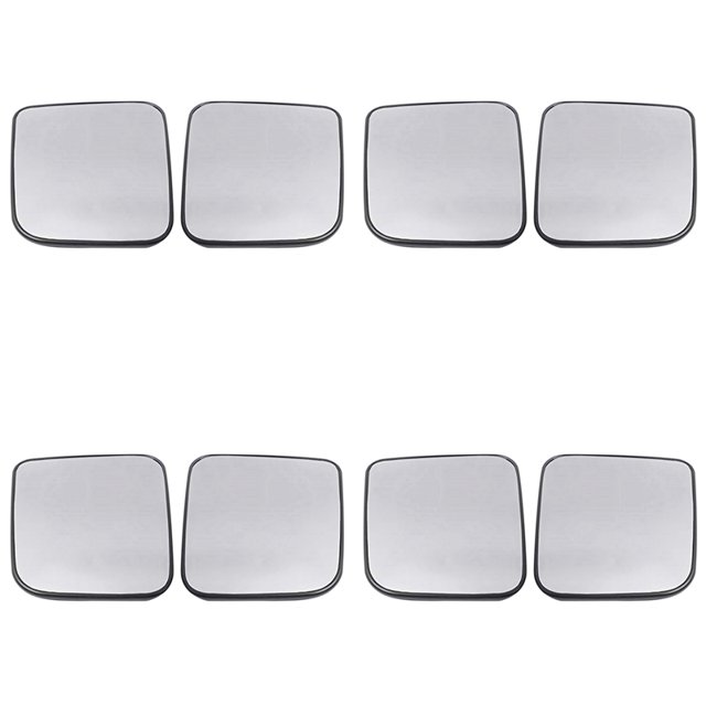 8X Espejos Retrovisores de Vidrio con Calefacción para Coche, Espejos Retrovisores de Ala Lateral para Pickup Trucks Patrol Y61 Navarra D22 1997-2015
