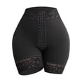 thumbnail image 1 of WZXFASHION Pantalon de Sport Boutonné pour Femmes Rehausse-Fesses Noir P, 1 of 5