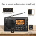 thumbnail image 3 of Full Band FM AM SW Portable Radio Stereo Digital Display Dual-Purpose Manual FM Radio, 3 of 5