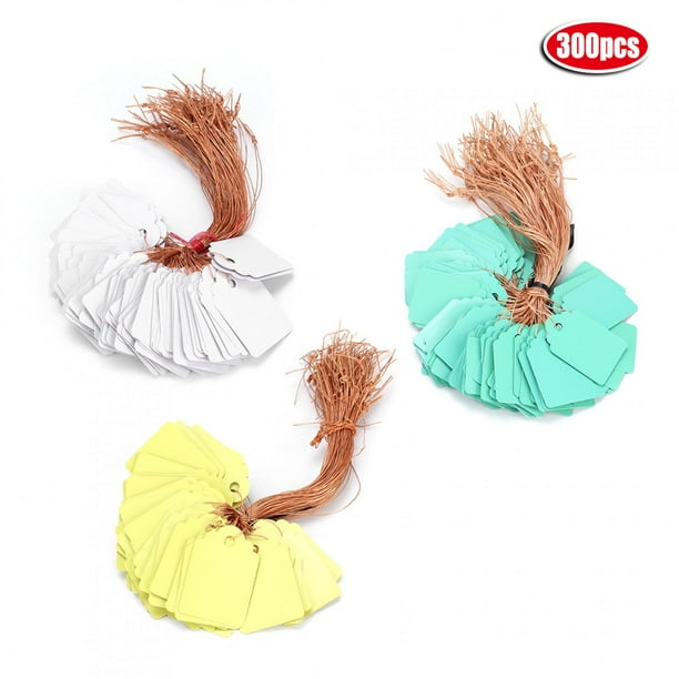 Etiqueta colgante para plantas, 300 Uds., etiqueta reutilizable para plantas, etiqueta impermeable para plantas de PVC, etiqueta colgante para plantas de jardín, marcador de flores, 3,6x2,5 cm