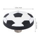 thumbnail image 2 of KAKOWELY 4 tiradores de puerta de goma con forma de balón de fútbol, de plástico, sencillos, modernos, para cajón, prácticos, con clavos para habitación infantil., 2 of 5
