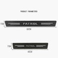 thumbnail image 5 of Motor Vehicle Parts Car Door Sill Protector Stickers 4pcs Leather Carbon For Nissan Patrol Y60 Y61 Y62 Fiber Decor Decal Threshold Accessories, 5 of 5
