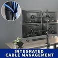 thumbnail image 6 of VIVO Quad Monitor Desk Mount Adjustable Stand Heavy Duty for 4 Screens up to 30", 6 of 7