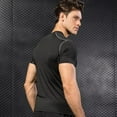 thumbnail image 6 of Men's Compression Shirts Short Sleeve Workout T-Shirt Cool Dry Undershirts Baselayer Sport Cool Shirt Running Tops, 6 of 7