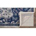 thumbnail image 4 of Feizy Bellini Transitional Medallion, Gray/Ivory/Blue, 1'6" x 1'6" Swatch Easy Care Stain Resistant Fade Resistant Bohemian & Eclectic Persian Design Carpet for Living Dining Bed Room, 4 of 8