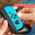 thumbnail image 5 of 2 Pack Gamepad Grips for Nintendo Switch Joycons Controller - Game Accessories Handheld Joystick Remote Control Holder Kit-Black, 5 of 6