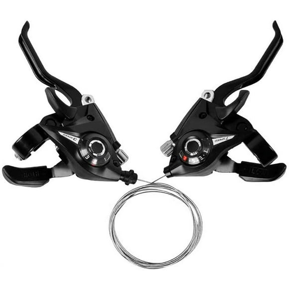 Bike Shifter, 3 X 7 Bike Shifters, 7 Speed Mtb Shift Lever With Brake Cable, Gear Indicator For Ef51 Set, Mountain Bike, Racing Bike