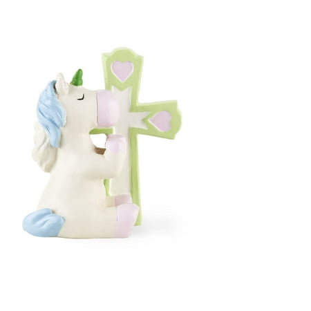 Way To Celebrate Praying Unicorn with Cross