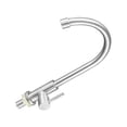 thumbnail image 3 of Stainless Steel Faucet Single Cold Water Faucet Bathroom Vertical Faucet Kitchen Water Faucet, 3 of 7