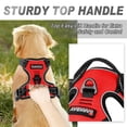 thumbnail image 3 of BARKBAY No Pull Dog Harness Front Clip Heavy Duty Reflective Easy Control Handle for Large Dog Walking(Red,M), 3 of 11