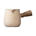 thumbnail image 1 of GROWTH TANK Ceramic Teapot Loose Leaf Tea Pot Tea Maker Kettle Porcelain Teapots Tea Infuser Beige Wide, 1 of 9