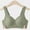 Green, variant on Plus Size Bras For Women Gathering Lifting Sports Gym Support Comfty Wire free Strap Every Day Bras
