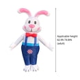 thumbnail image 2 of Easter Bunny Inflatable Costume for Funny Blow Up Party Suit with Built in Fan Durable Jumpsuit for Halloween Christmas Cosplay Events, Hilarious Inflatable Fancy Dress, 2 of 9