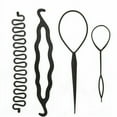 thumbnail image 4 of Hair Care 4 Pcs Hair Braid Topsy Tail Clips Styling Sticks For Creating Quick And Easy Buns Updos And More; Perfect For All Hair Types And Occasions, Hair Care for Women, 4 of 7