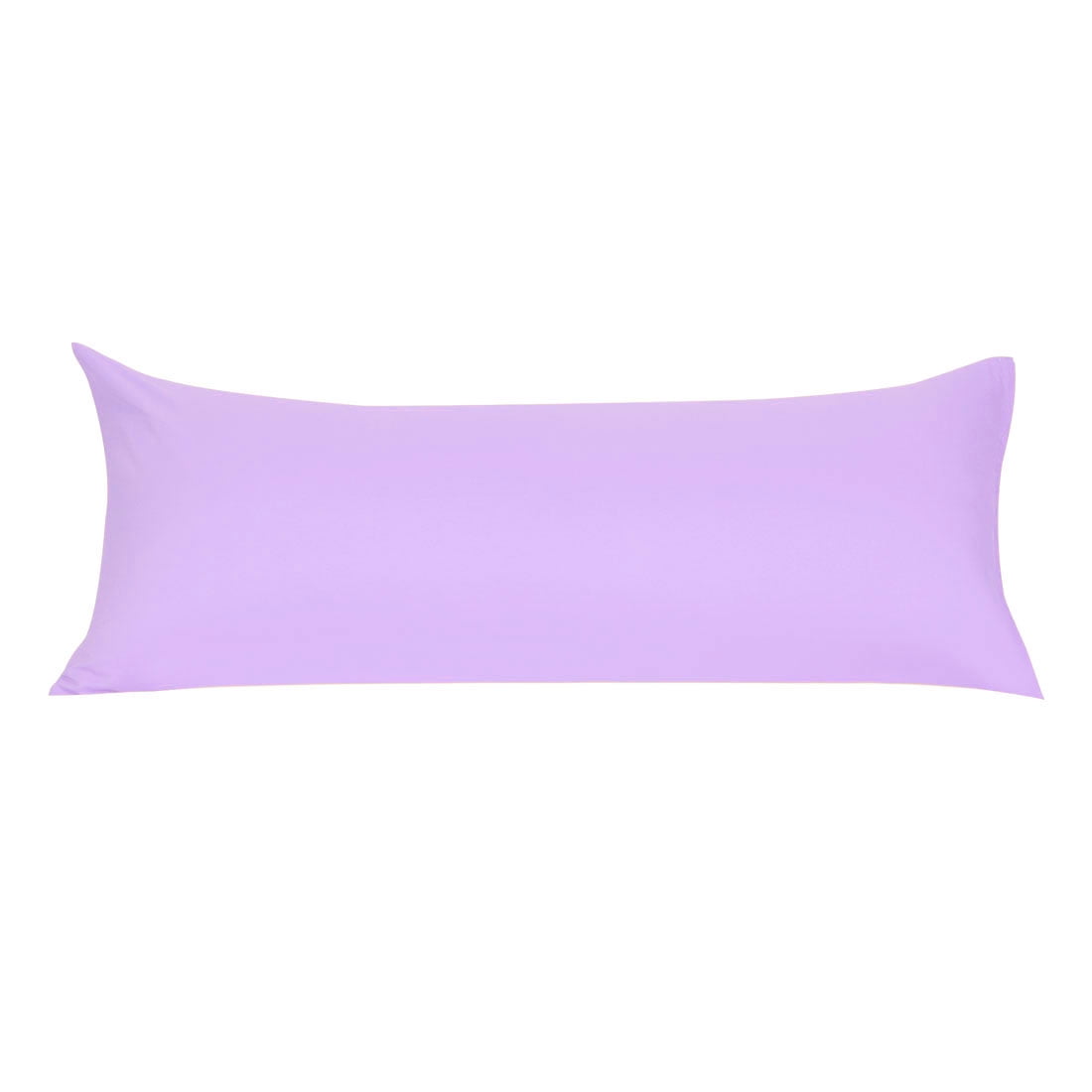 Zippered Body Pillow Case Cover Soft Microfiber Long Pillowcases Violet