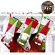 thumbnail image 2 of Calcetín navideño, 3 piezas de calcetín navideño grande para colgar bolsa de regalo de Papá Noel, decoración navideña de dibujos animados para espectáculo de chimenea de árbol y bolsa de dulces, 2 of 7