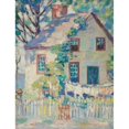 thumbnail image 3 of Susette Inloes Schultz Keast 19x24 Black Modern Framed Museum Art Print Titled - House in Lumberville (1918), 3 of 5