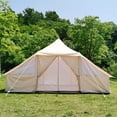 thumbnail image 6 of Latourreg Outdoor  Glamping Safari Tent Waterproof Oxford 16.4FT Bell Tent With Double Door, 6 of 7