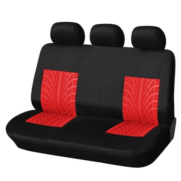 Juego de fundas de asiento de coche con bordado de marca AUTOYOUTH, ajuste Universal, fundas para la mayoría de coches con detalles de pista de neumáticos, Protector de asiento de coche con estilo Tan Jianjun unisex