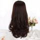 thumbnail image 1 of Pelucas sintéticas onduladas largas en forma de U para mujer, extensiones de media pieza de cabello, negro, marrón, Ombre 3/4, uso diario, 22 pulgadas, 1 of 4
