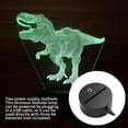 thumbnail image 4 of Dinosaur Bedside Lamp 3D Hologram Illusion Night Light With 3D Remote Controller, 4 of 9