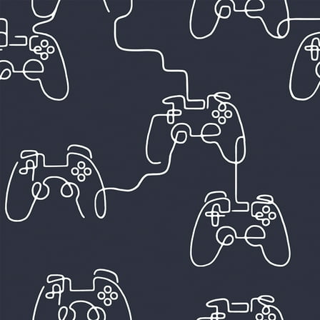 NEXT Gamer Doodle Navy Wallpaper