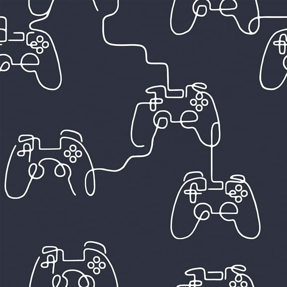 NEXT Gamer Doodle Navy Wallpaper
