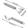 thumbnail image 2 of 2pcs Vegetable Peeler Set, Stainless Steel Y Shaped Vegetable Peeler, Fruit Peeler, Potato Carrot Apple Peeler Kitchen Gadget, 2 of 5