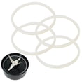 thumbnail image 2 of BUYISI Durable Seal Ring O-Ring Rubber Sealing Seals Silicone Waterproof Blenders Replacement White 4/6/10Pcs Accessories, 2 of 4
