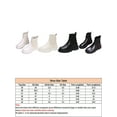 thumbnail image 2 of Woobling Chaussures d'Hiver Confortables pour Femmes, Bottines Décontractées à Bout Rond, Respirantes, Chelsea, Noir 6, 2 of 9