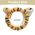 thumbnail image 3 of Cute Tiger Pattern Headband - Ear Headband for Washing, Yoga, and Beauty, Elastic Turban for Women, Comfortable Headband for Makeup and Sports Halloween Decor Wedding Guest Dress Makeup Organizers, 3 of 9