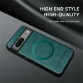 thumbnail image 2 of Allytechgroup Magnetic for Google Pixel 7A Case, Compatible with MagSafe Support Magnetic Car Phone Mount PU Leather Slim Phone Case for Women Men for Google Pixel 7A, Green, 2 of 9
