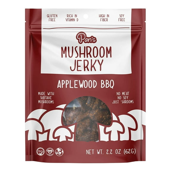 Pan's - Mushroom Jerky Applewood BBQ - 2.2 oz.