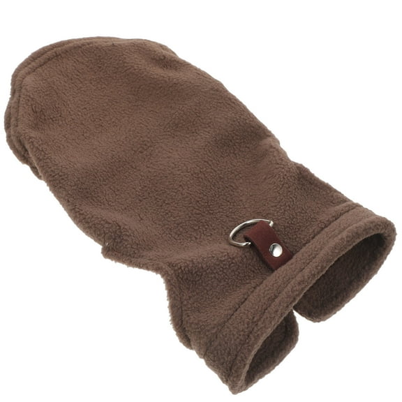 WEUVEB Soft Brown Dog Vest for Winter Comfortable and Fashionable Pet Clothes