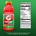 thumbnail image 6 of Gatorade Lower Sugar, No Artificials Fruit Punch Flavored Electrolyte Sports Drink, 20 fl oz 6 Pack, 75% Less Sugar, Hydration, 6 of 6