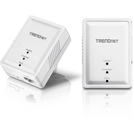 TRENDnet TPL-406E2K 500 AV Compact Powerline Ethernet Adapter (Best Wifi Powerline Adapter Uk)