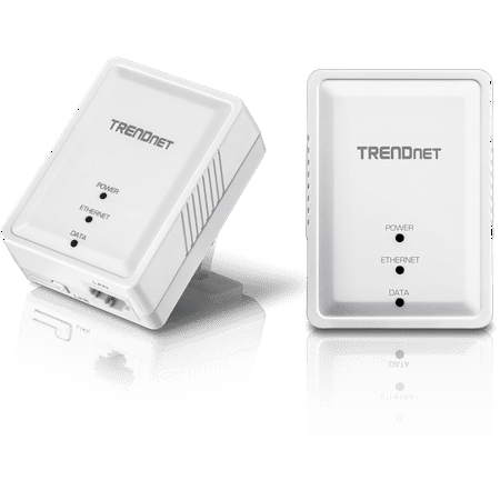 TRENDnet TPL-406E2K 500 AV Compact Powerline Ethernet Adapter kit