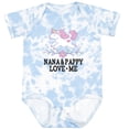 thumbnail image 3 of Inktastic Nana and Pappy Love Me Grandchild Unicorn Girls Baby Bodysuit, 3 of 5