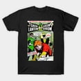 thumbnail image 1 of Mon Service Est un T-Shirt Unisexe Rétro Vintage Classique avec Message Social de Bande Dessinée, jusqu'à la Taille 3TG., 1 of 4