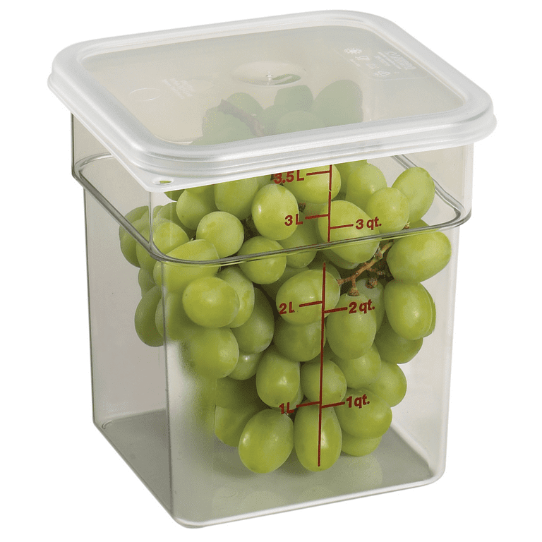 Cambro Clear Square Food Storage Container (4 Qt.)