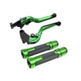 thumbnail image 2 of Juego de palancas de embrague y freno telescópicas de aleación de aluminio para motocicleta CB650R Verde, 2 of 9